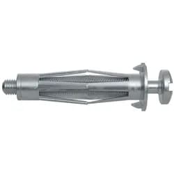 fischer Hohlraum-Metalldübel HM 6 x 37 S mit metrischer Schraube, 4 Stück