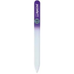 Apoline Nagelfeile Glas 9 cm lila