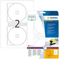 HERMA 5115 - CD-Etiketten, 50 Stück, weiß