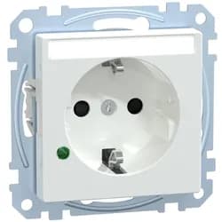 Merten SCHUKO-Steckdose aws/gl MEG2305-0325