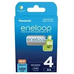 eneloop 4x Akkus Mignon AA 2000 mAh