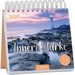 arsEdition Verlag Tischkalender Postkartenkalender Innere Stärke 2027