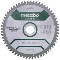 Metabo MultiCutClassic 216x30,60 FZ/TZ 5neg