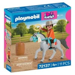 Playmobil® Westernreiten (72137), I Love Horses Konstruktions-Spielset, (11 St), Made in Europe bunt