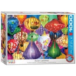 EUROGRAPHICS Puzzle Asiatische Laternen 1000 Teile Puzzle, Puzzleteile