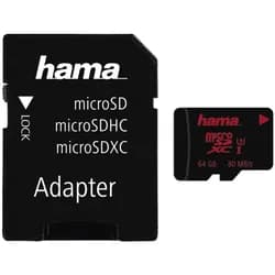 Hama microSDXC 64GB UHS Class 3 80MB/s für 4K-Video