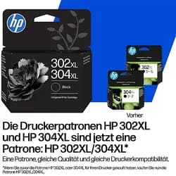 HP 302XL 304XL Tinte color