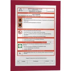 Durable Magnetrahmen DURAFRAME A4 Rot
