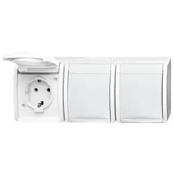 BJ 2300-3 EW-54 - Schutzkontakt-Steckdose 3-fach