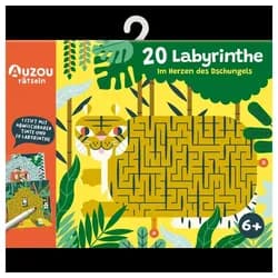 AUZOU Spiel 20 Labyrinthe im Herzen des Dschungels