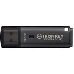 Kingston Technology IronKey 128GB Locker Plus 50 G2, FIPS 197, AES-256