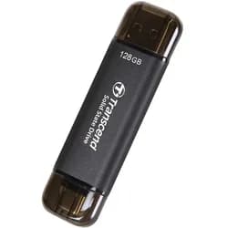 Transcend ESD310C Externe SSD 128 GB, schwarz
