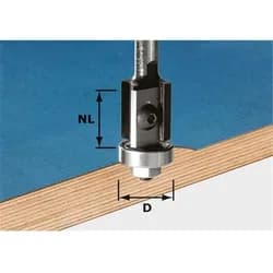 Festool Wendeplatten-Bündigfräser HW S8 D19/20WM Z2