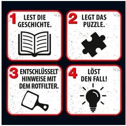 Kosmos Puzzle 200 Teile Krimipuzzle Die drei ??? Kids Spuk Schulfest 697983, Puzzleteile