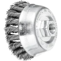 PFERD TOOLS Topfbürste gezopft TBG Ø 80mm M14 Stahl-Draht-Ø 0,50mm Winkelschleifer (1)