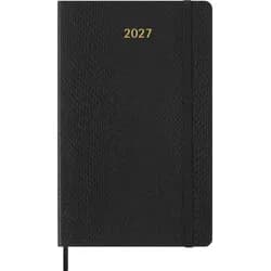 Moleskine Mamba Wochenkalender mit Notizbuch Softcover 2027 12M L, schwarz