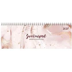 Querkalender ZETTLER Tischquerkalender Style Marmor 2027