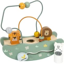 Small Foot Spielcenter Motorikschleife mit Wippe „Safari“