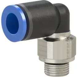 Riegler L-Steckverschraubung Blaue Serie drehbar G 1/4 außen Ø 8 mm - 109267