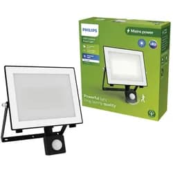 LED-Flutlicht-Reflektor 50W 5400lm 3000K IP65 mit Bewegungs- und Dämmerungssensor Schwarz Lois Philips