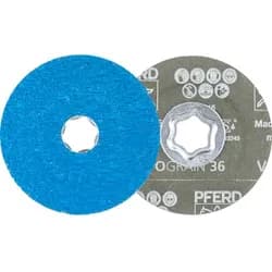 PFERD TOOLS COMBICLICK Fiberscheibe Ø 100mm VICTOGRAIN-COOL36 für Stahl und Edelstahl
