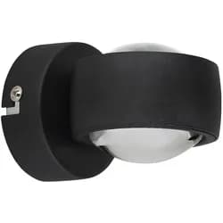 Globo 78290B Randi Wandleuchte Metall Schwarz Matt, 2X Led