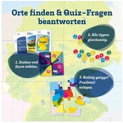 Kosmos Spiel Familienspiel Wissensspiel WAS IST WAS Entdecke Deutschland 685249