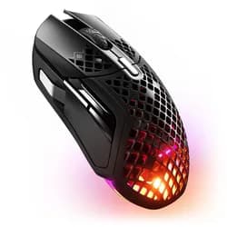 SteelSeries Aerox 5 (Kabellos), Maus, Schwarz