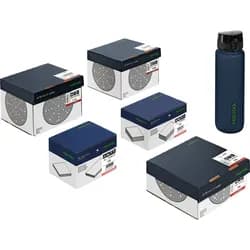 Festool 8x Granat Super Pack D150 + 1x Display