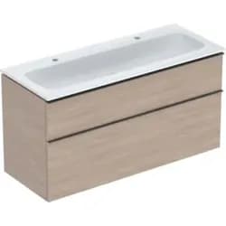 Geberit iCon Set MWT m. US, 2 Schubl. 120x63x48cm, Eiche/Griff lava