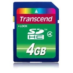 SDHC Std Class 4 - 4GB