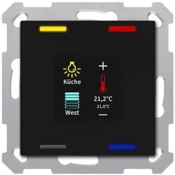 MDT KNX Taster, Schalter + Taster, Schwarz