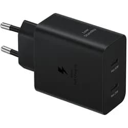 SAMSUNG Schnellladeadapter Duo mit Datenkabel 50W schwarz