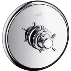 AXOR Montreux Thermostat Unterputz mit Kreuzgriff, Chrom - Silber