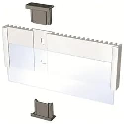DURABLE Türschild 14,9 x 5,25 cm silber