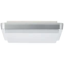 Brilliant LED Außenwand/Deckenleuchte silber 12W 900lm 3000K Warmweiß IP65