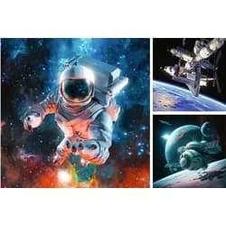 Ravensburger Puzzle Kinderpuzzle 3x49 Teile - Abenteuer Weltraum, Puzzleteile