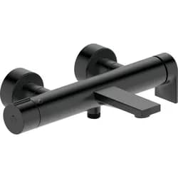 Einhand-Wannenarmatur „Tulum by Starck“ in Schwarz (matt)