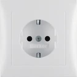 Berker Schuko-Steckdose pws/matt 47229909