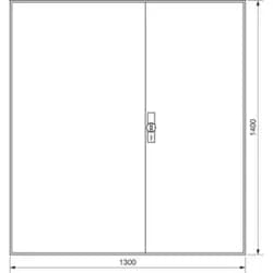 Hager Zählerschrank,universZ ZB55S