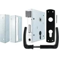 Kastenschloss-Set 79 PK,PZ55/8,D55 ausw./einw,vz