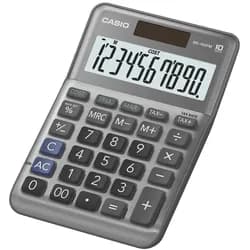 CASIO Tischrechner MS-100FM grau