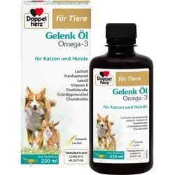 Doppelherz für Tiere Gelenk Öl für Katzen + Hunde