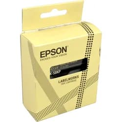 Schriftband Epson LK-5BKP gold auf schwarz 18mm x 9m