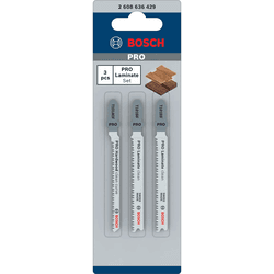 BOSCH 3er-Pack Stichsägeblätter Laminat