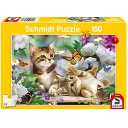 Schmidt Spiele Puzzle Puzzle Verspielte Katzenbabys 150Teile, Puzzleteile