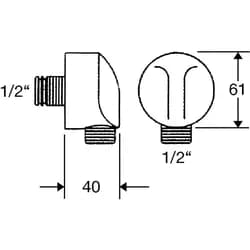 Hansgrohe Schlauchanschluß Fixfit DVGW 0827 27458000