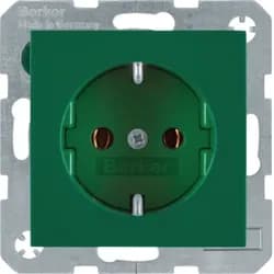 Berker SCHUKO-Steckdose gn/gl 47438913