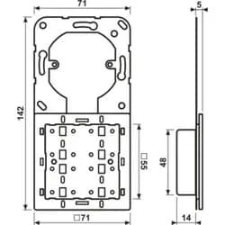 Jung Tastsensor-Erweiter.Modul 4094 TSEM