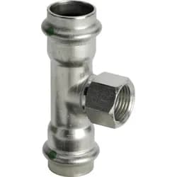 Sanpress Inox Tee 35mm x 1/2" x 35mm stainless steel
